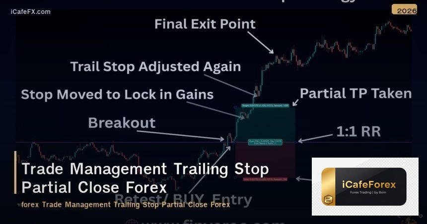 Trade Management Trailing Stop Partial Close Forex