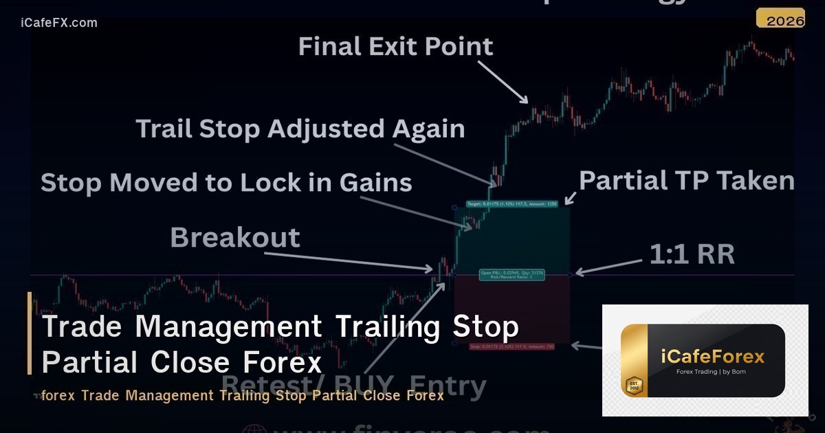 Trade Management Trailing Stop Partial Close Forex