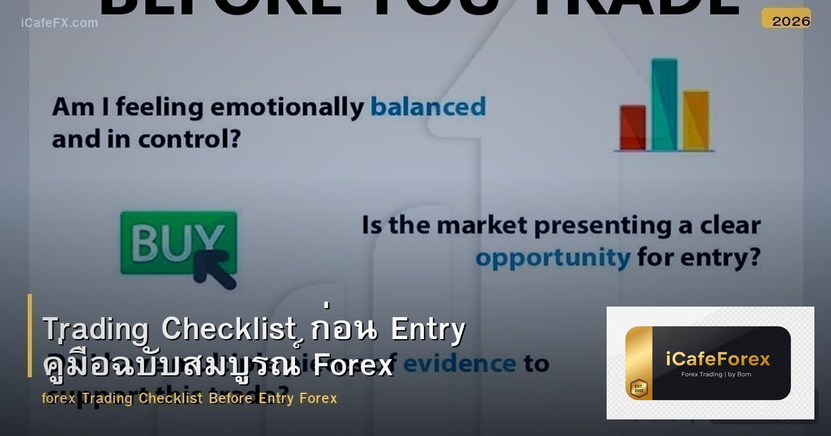 Trading Checklist ก่อน Entry คู่มือฉบับสมบูรณ์ Forex