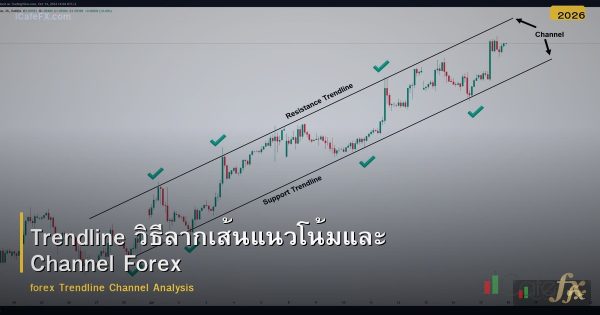 Trendline วิธีลากเส้นแนวโน้มและ Channel Forex