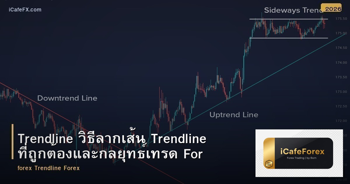 Trendline วิธีลากเส้น Trendline ที่ถูกต้องและกลยุทธ์เทรด Forex