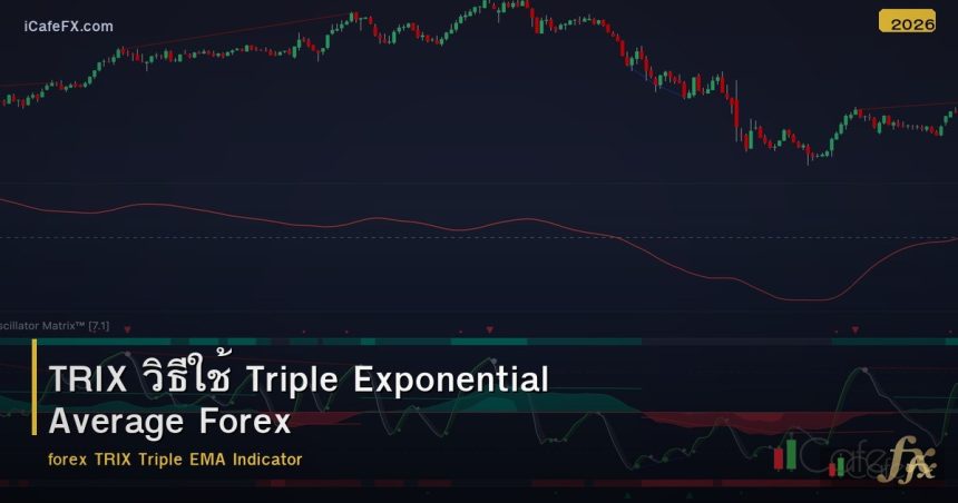 TRIX วิธีใช้ Triple Exponential Average Forex