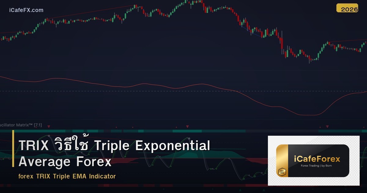 TRIX วิธีใช้ Triple Exponential Average Forex