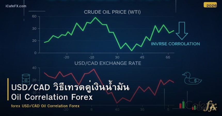 USD/CAD วิธีเทรดคู่เงินน้ำมัน Oil Correlation Forex