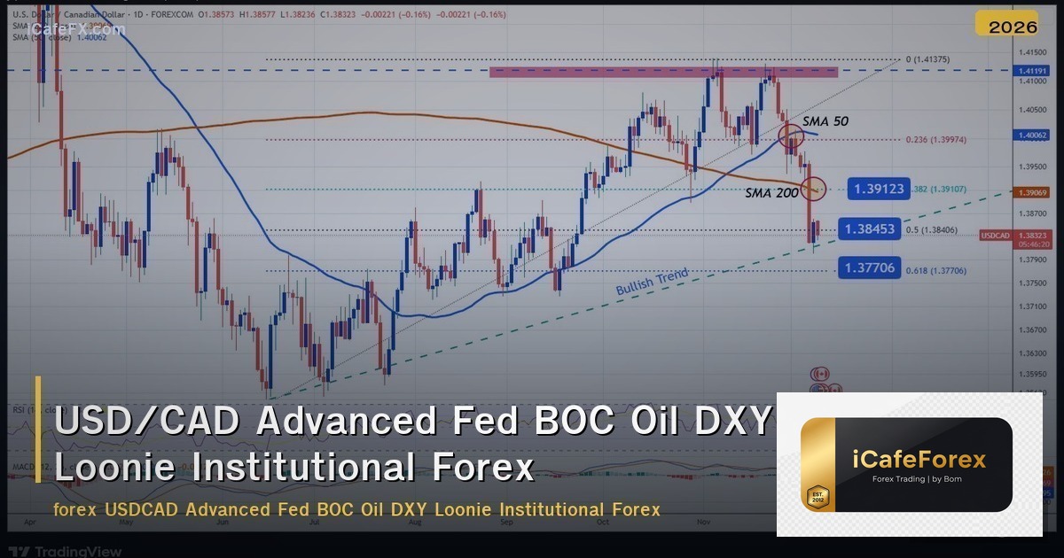 USD/CAD Advanced Fed BOC Oil DXY Loonie Institutional Forex