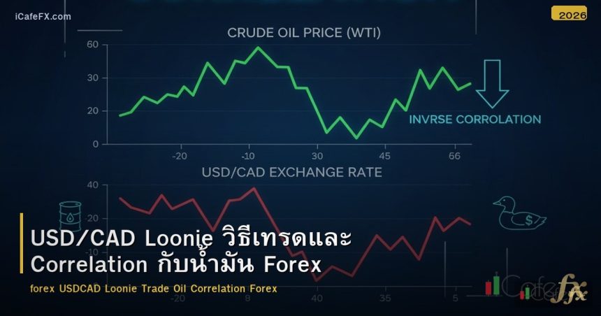 USD/CAD Loonie วิธีเทรดและ Correlation กับน้ำมัน Forex