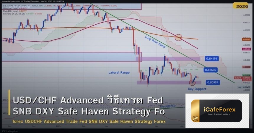 USD/CHF Advanced วิธีเทรด Fed SNB DXY Safe Haven Strategy Forex