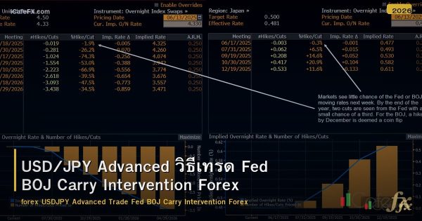 USD/JPY Advanced วิธีเทรด Fed BOJ Carry Intervention Forex