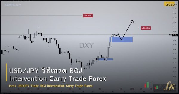 USD/JPY วิธีเทรด BOJ Intervention Carry Trade Forex