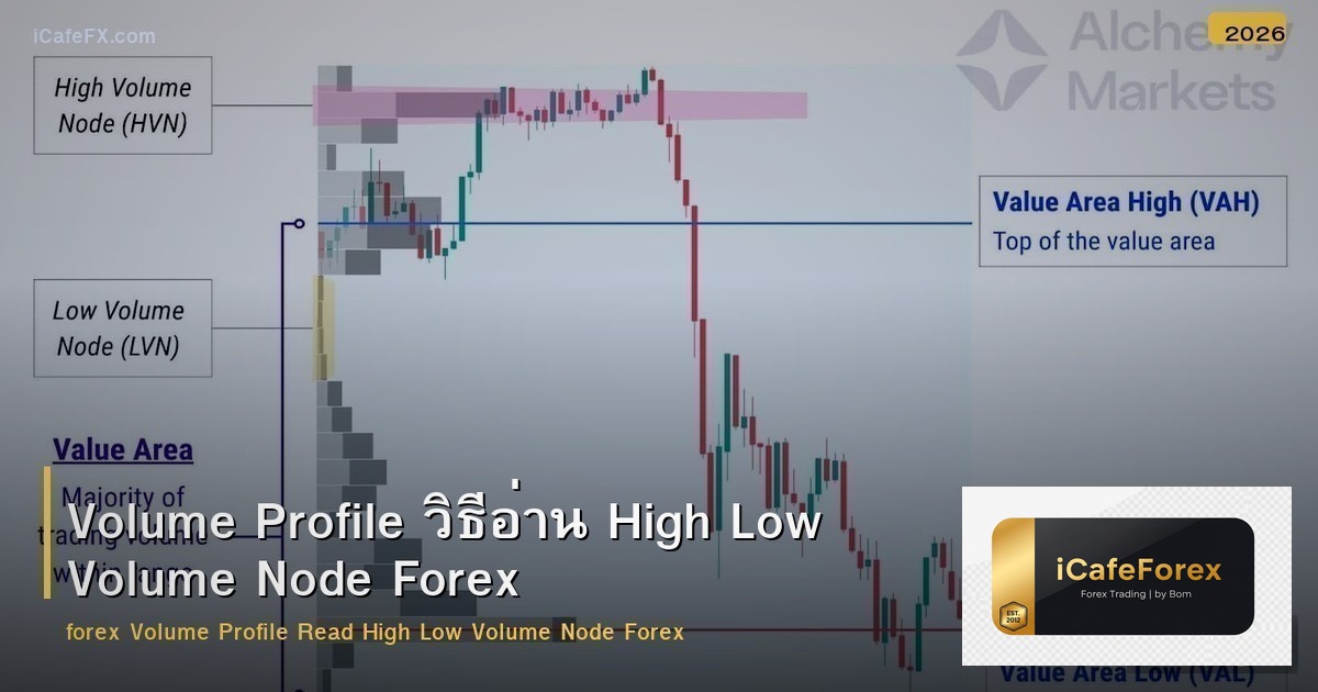Volume Profile วิธีอ่าน High Low Volume Node Forex