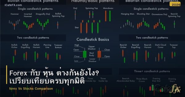 Forex กับ หุ้น ต่างกันยังไง? เปรียบเทียบครบทุกมิติ