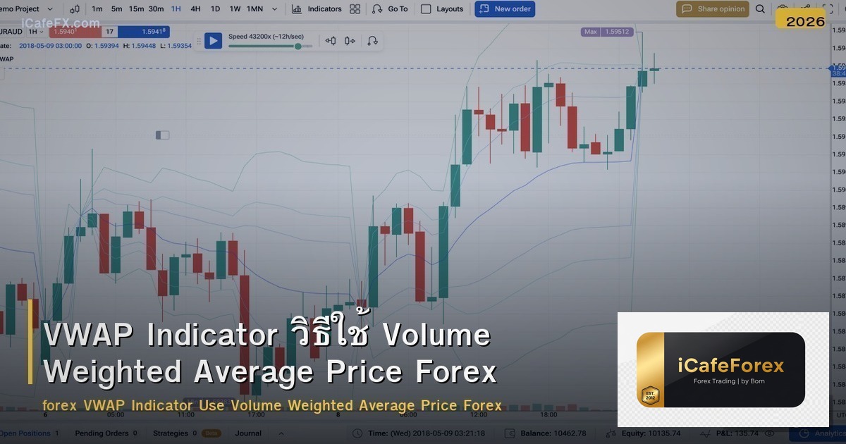 VWAP Indicator วิธีใช้ Volume Weighted Average Price Forex
