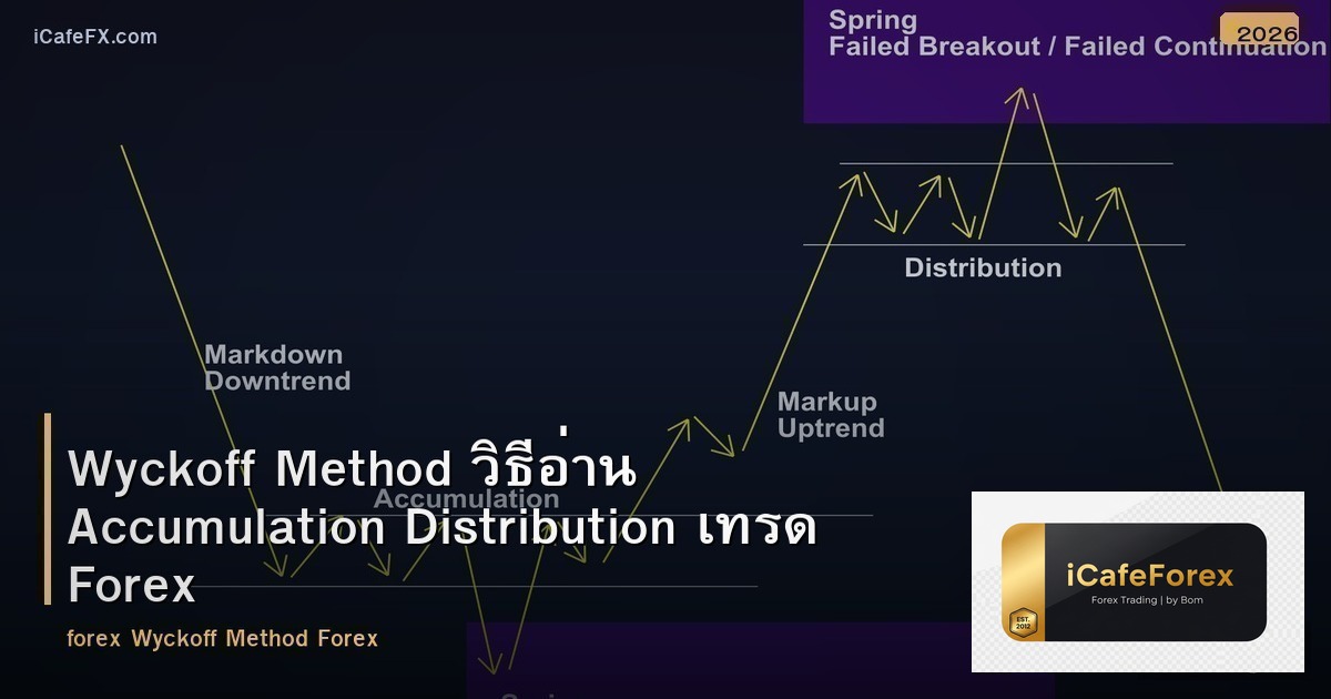 Wyckoff Method วิธีอ่าน Accumulation Distribution เทรด Forex