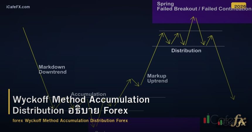 Wyckoff Method Accumulation Distribution อธิบาย Forex