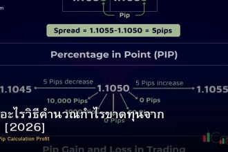 Pip คืออะไรวิธีคำนวณกำไรขาดทุนจาก Pip [2026]