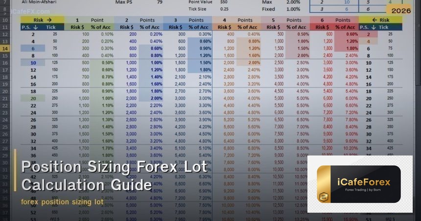 Position Sizing Forex Lot Calculation Guide