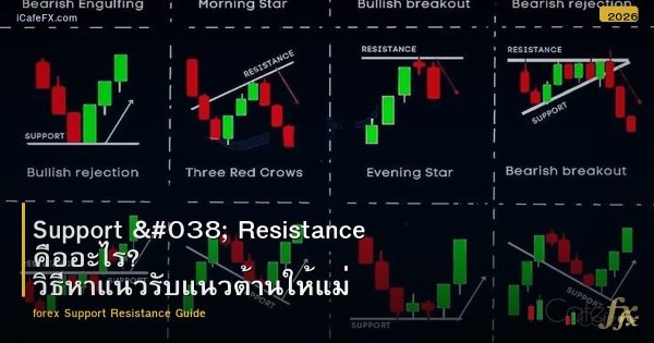 Support & Resistance คืออะไร? วิธีหาแนวรับแนวต้านให้แม่นยำ