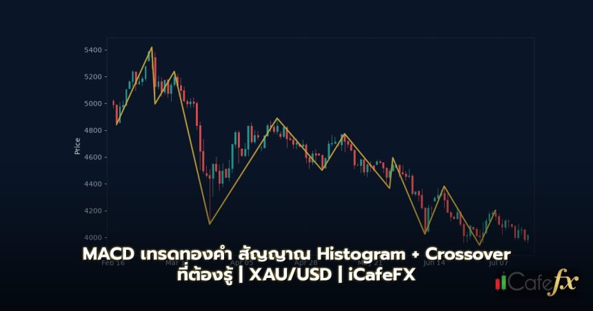 MACD เทรดทองคำ สัญญาณ Histogram + Crossover ที่ต้องรู้