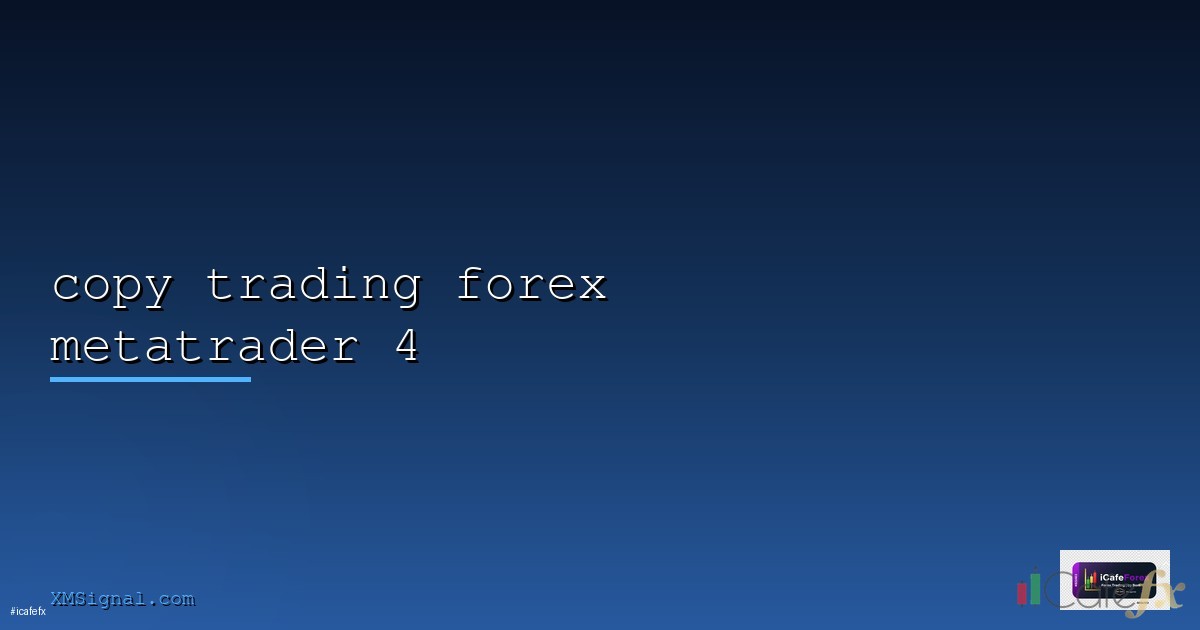 วิธี Copy MT4 รันหลายบัญชีพร้อมกัน [คลิป+คู่มือฉบับสมบูรณ์