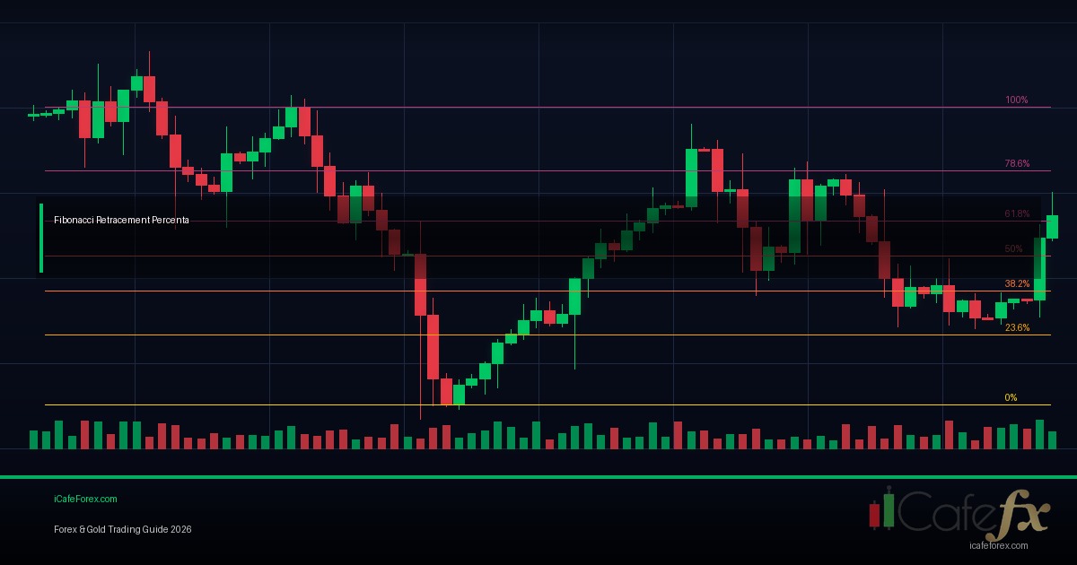 Fibonacci Retracement วิธีใช้เทรด — คู่มือฉบับสมบูรณ์ 2026