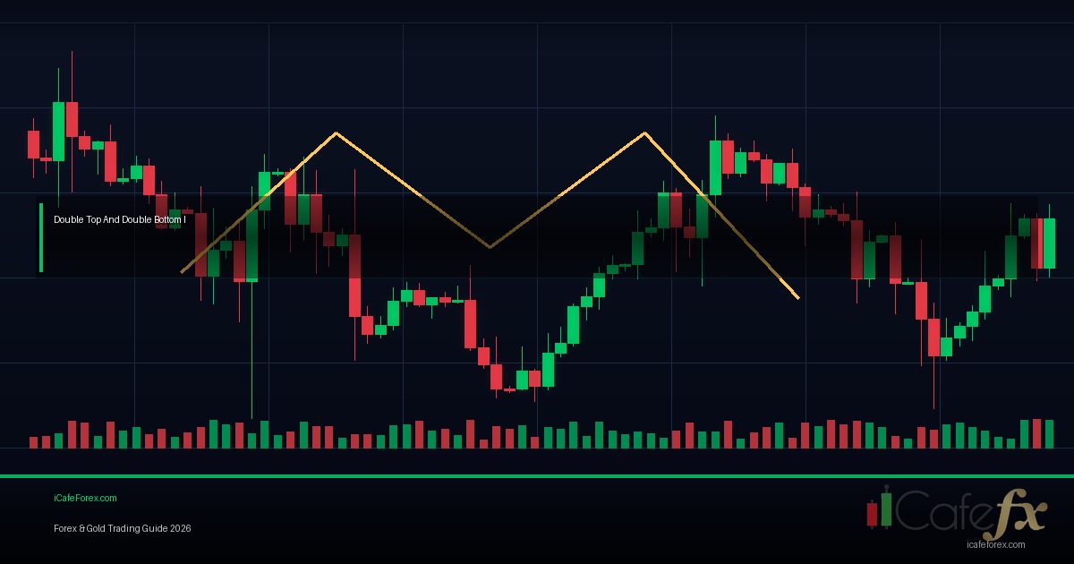 Double Top Bottom วิธีเทรดรูปแบบยอดคู่ก้นคู่ Forex