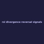 rsi divergence reversal signals cover 1