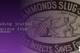 trading journal template free cover 17