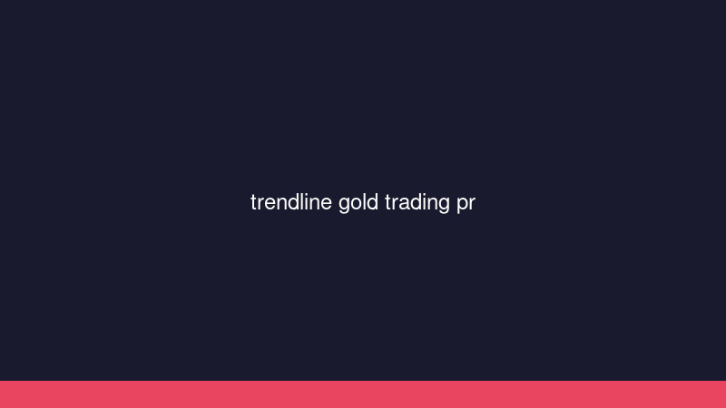 trendline gold trading professional cover 1