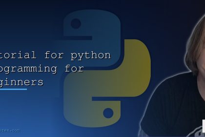 tutorial for python programming for beginners cover 1