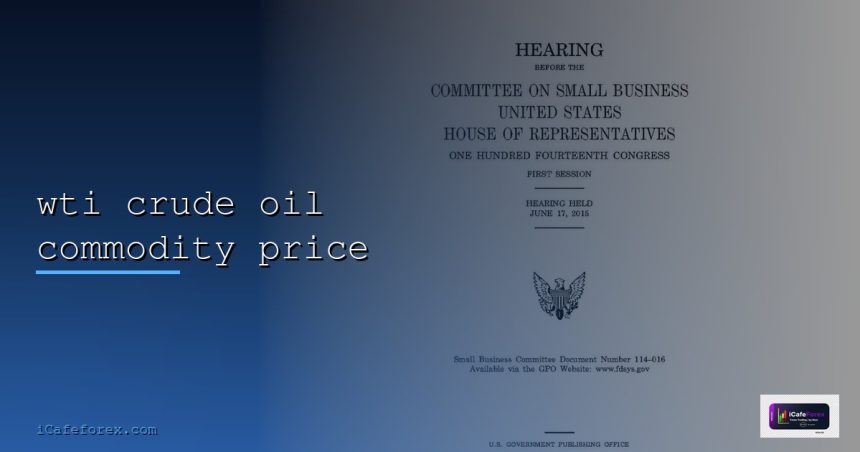 wti crude oil commodity price cover 2