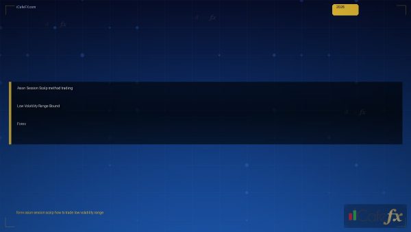 Asian Session Scalp วิธีเทรด Low Volatility Range Bound Forex