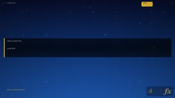 Passive Income จาก Forex — คู่มือ ฉบับ สมบูรณ์ 2026