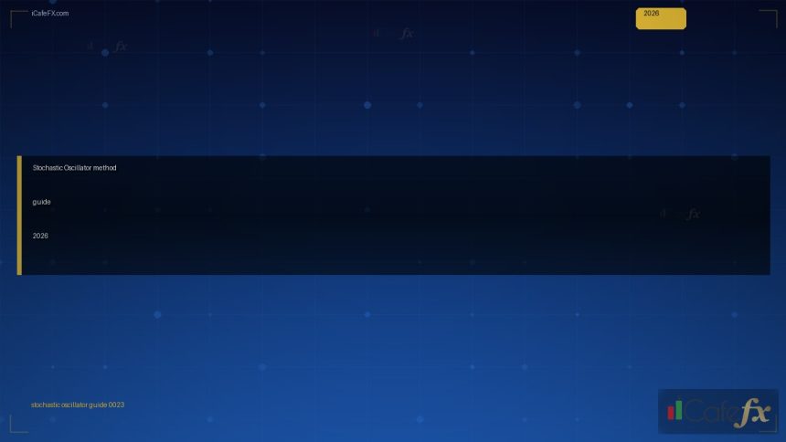 Stochastic Oscillator วิธี ใช้ — คู่มือ ฉบับ สมบูรณ์ 2026