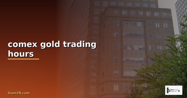 comex gold hours