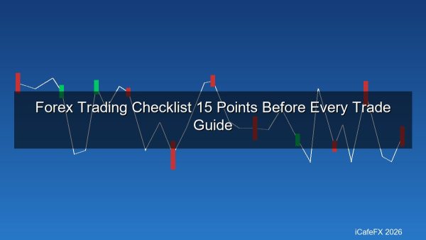 Checklist ก่อนเปิดออเดอร์ทุกครั้ง 15 ข้อที่เทรดเดอร์ต้องตรวจสอบก่อนเทรด Forex 2026