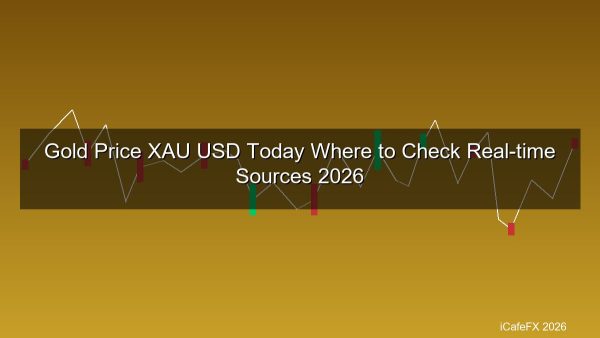 ราคาทอง XAU/USD วันนี้ ดูที่ไหน? 2026 รวมแหล่งเช็คราคาทองแบบ Real-time