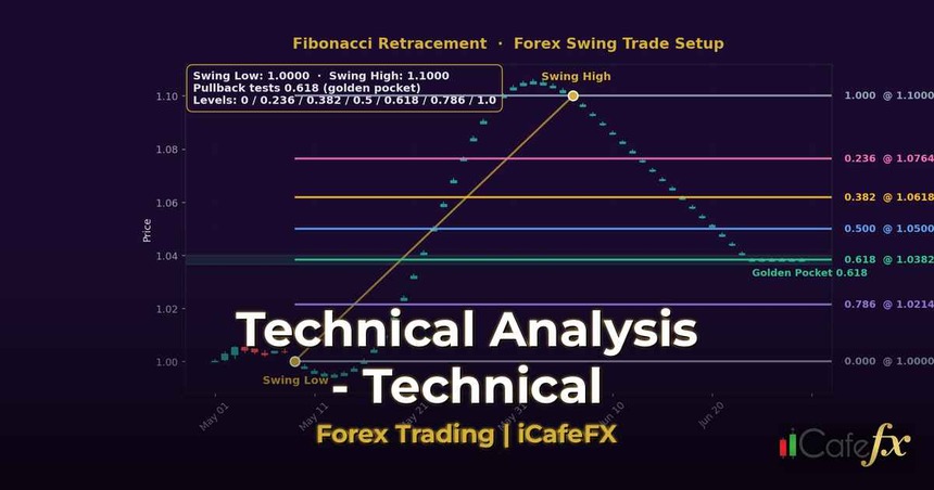 ภาพปก เทคนิควาง Stop Loss เทรดทองฉบับเทรดเดอร์ไทย 2026 - กราฟเทคนิค iCafeForex