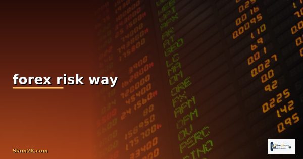 forex risk way ใครๆก็สามารถสร้าง