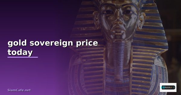 1 sovereign gold price