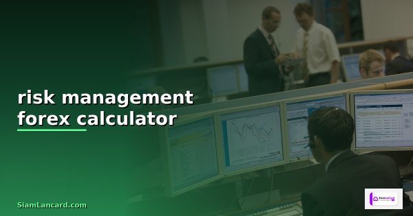 forex risk management calculator excel