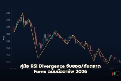 คู่มือ RSI Divergence จับยอด/ก้นตลาด Forex ฉบับมืออาชีพ 2026 RSI Divergence คืออะไร? หลักการพื้นฐานที่เทรดเดอร์ต้องรู้