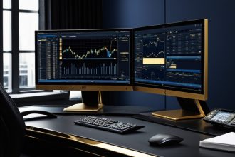ภาพปกบทความ Best Forex Broker For News Trading โบรกเกอร์เทรดข่าวดีที่สุด - ภาพถ่ายสมจริงแนวการเงิน iCafeForex