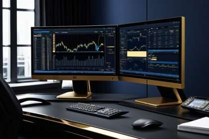 ภาพปกบทความ Best Forex Broker For News Trading โบรกเกอร์เทรดข่าวดีที่สุด - ภาพถ่ายสมจริงแนวการเงิน iCafeForex