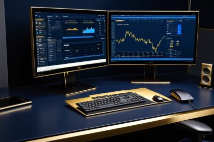 ภาพปกบทความ เลือกโบรกเกอร์ Forex อย่างไรเปรียบเทียบ Spread ความปลอดภัย - ภาพถ่ายสมจริงแนวการเงิน iCafeForex