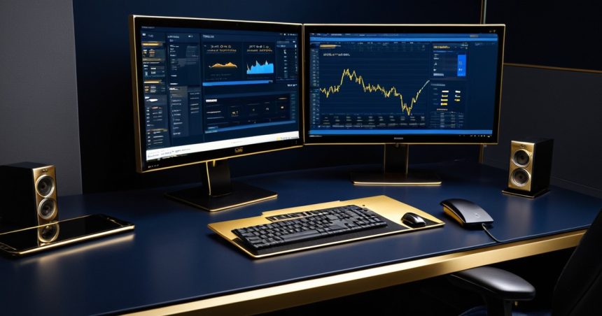 ภาพปกบทความ เลือกโบรกเกอร์ Forex อย่างไรเปรียบเทียบ Spread ความปลอดภัย - ภาพถ่ายสมจริงแนวการเงิน iCafeForex