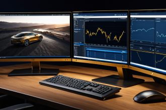 ภาพปกบทความ รีวิวโบรกเกอร์ Forex เราช่วยให้คุณประหยัดค่าเทรด - ภาพถ่ายสมจริงแนวการเงิน iCafeForex