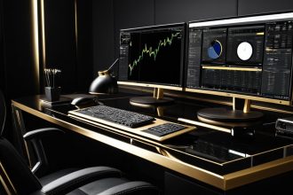 ภาพปกบทความ รางวัลโบรกเกอร์ Forex ดีที่สุดและวิธีเลือกโบรกเกอร์ - ภาพถ่ายสมจริงแนวการเงิน iCafeForex