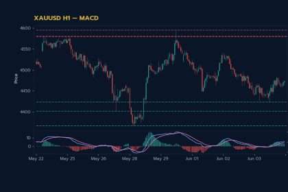 กราฟเทคนิค XAUUSD H1 MACD โดย iCafeForex