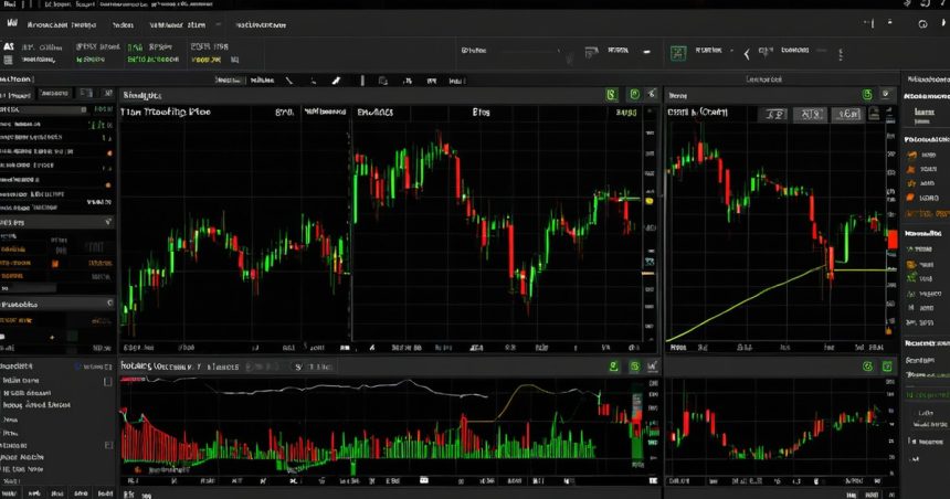 ภาพปกบทความ คู่มือใช้ RoboForex MetaTrader 4 ฉบับสมบูรณ์ 2026 - ภาพถ่ายสมจริงแนวการเงิน iCafeForex