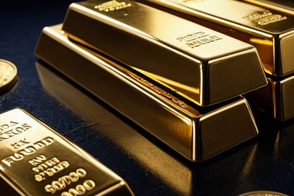 ภาพปกบทความ NASDAQ Gold Stocks หุ้นทองคำเทคโนโลยีคู่มือ 2026 - ภาพถ่ายสมจริงแนวการเงิน iCafeForex